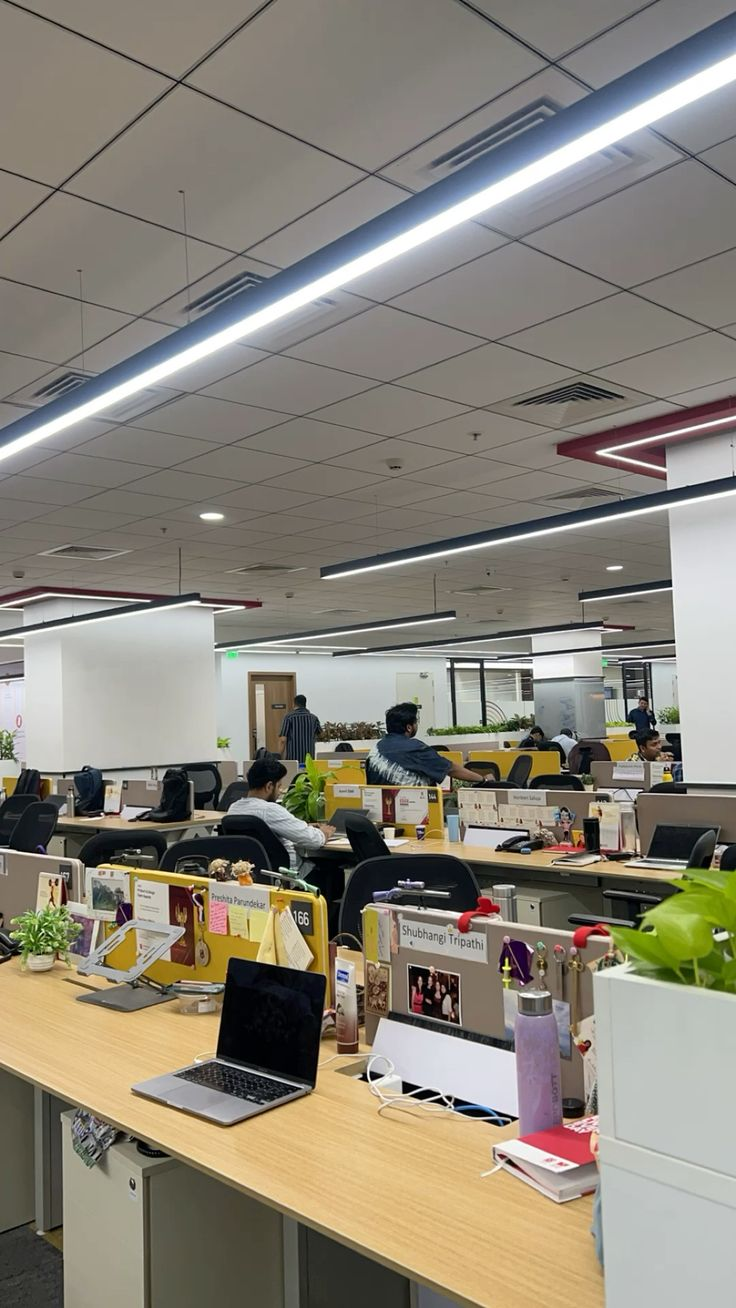 Open-plan office floor